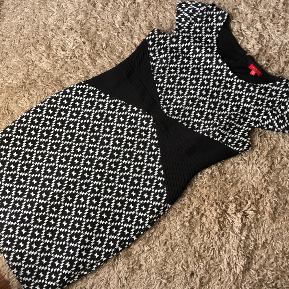 Black and White Dress